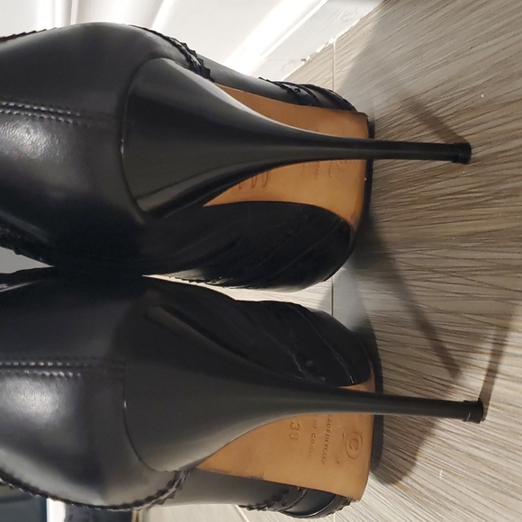 Alexander McQueen Black Tall Boots Size 8 - Picture 8 of 12